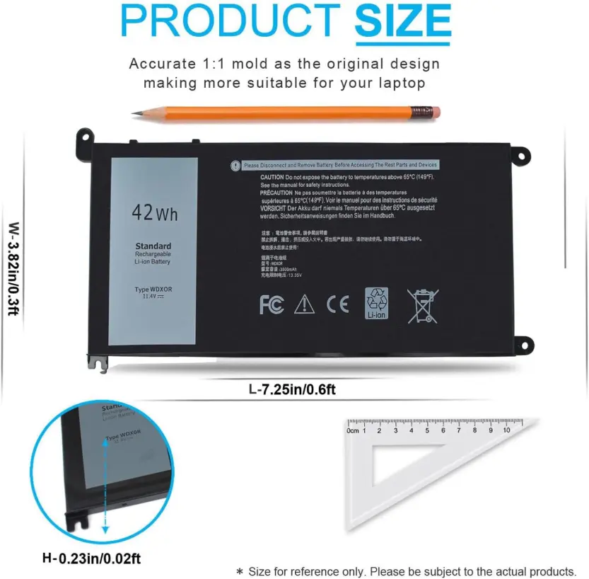 Batería Dell Inspiron WDX0R Genérica